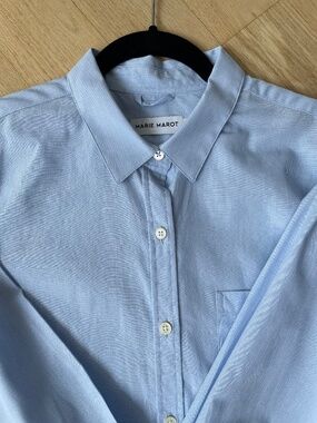 Marie Marot Blue Button Down